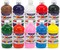 4E's Novelty Washable Tempera Paint Set for Kids – 10 Bright Colors – 16oz Bottles – Non Toxic Washable Paint for Crafts, Classroom, Tempura Paints for Children – Ages 4-8 Paint for Kids Washable